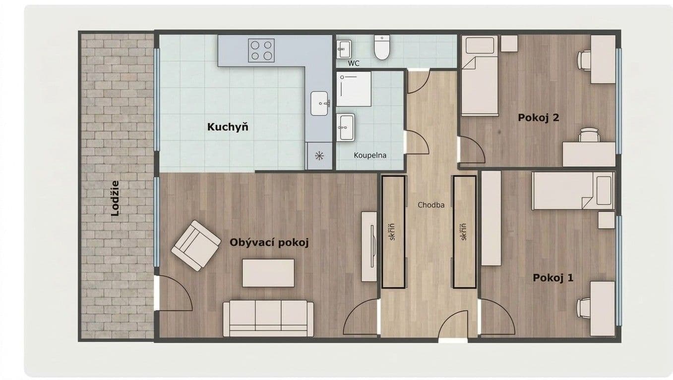 Prodej bytu 3+kk 68 m², Jílovská, Praha, Praha Prodej bytu 3+kk 68 m², Jílovská, Praha, Praha