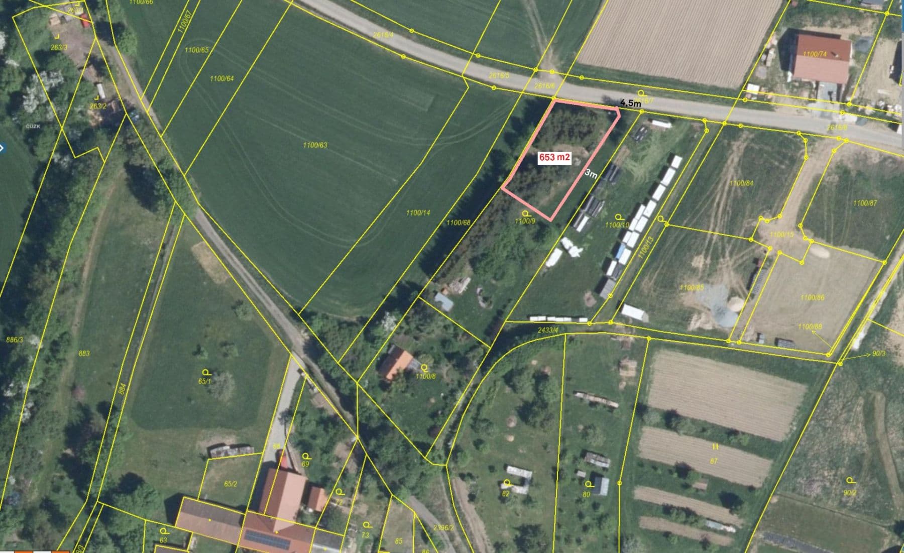 Prodej pozemku 653 m², Senožaty, Kraj Vysočina Prodej pozemku 653 m², Senožaty, Kraj Vysočina