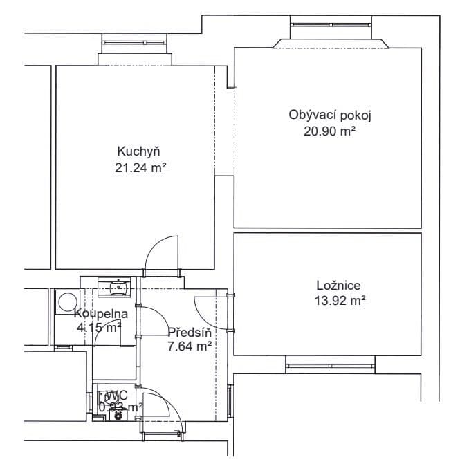 Prodej bytu 3+kk 69 m², V Háji, Praha, Praha Prodej bytu 3+kk 69 m², V Háji, Praha, Praha
