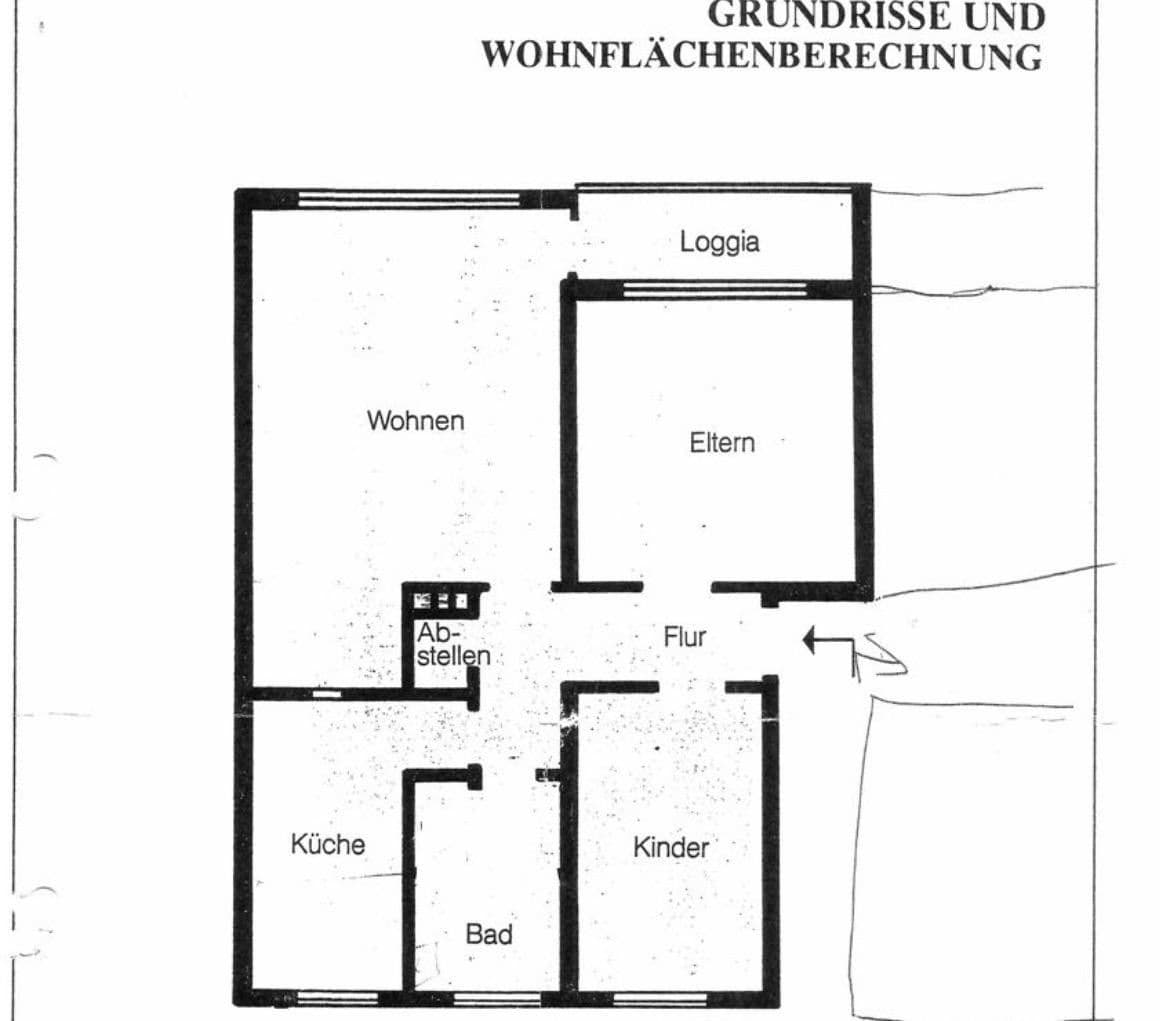 Pronájem bytu 3+1 72 m², Berliner Strasse, Georgsmarienhütte, Dolní Sasko Pronájem bytu 3+1 72 m², Berliner Strasse, Georgsmarienhütte, Dolní Sasko