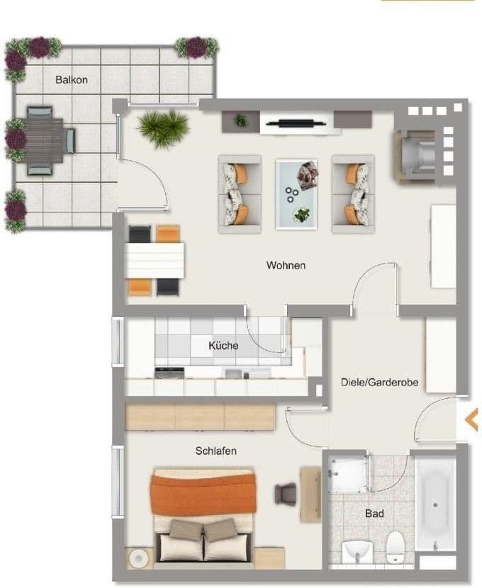 Prodej bytu 2+1 56 m², Frankfurterstr. 106, Offenbach, Hessen Prodej bytu 2+1 56 m², Frankfurterstr. 106, Offenbach, Hessen