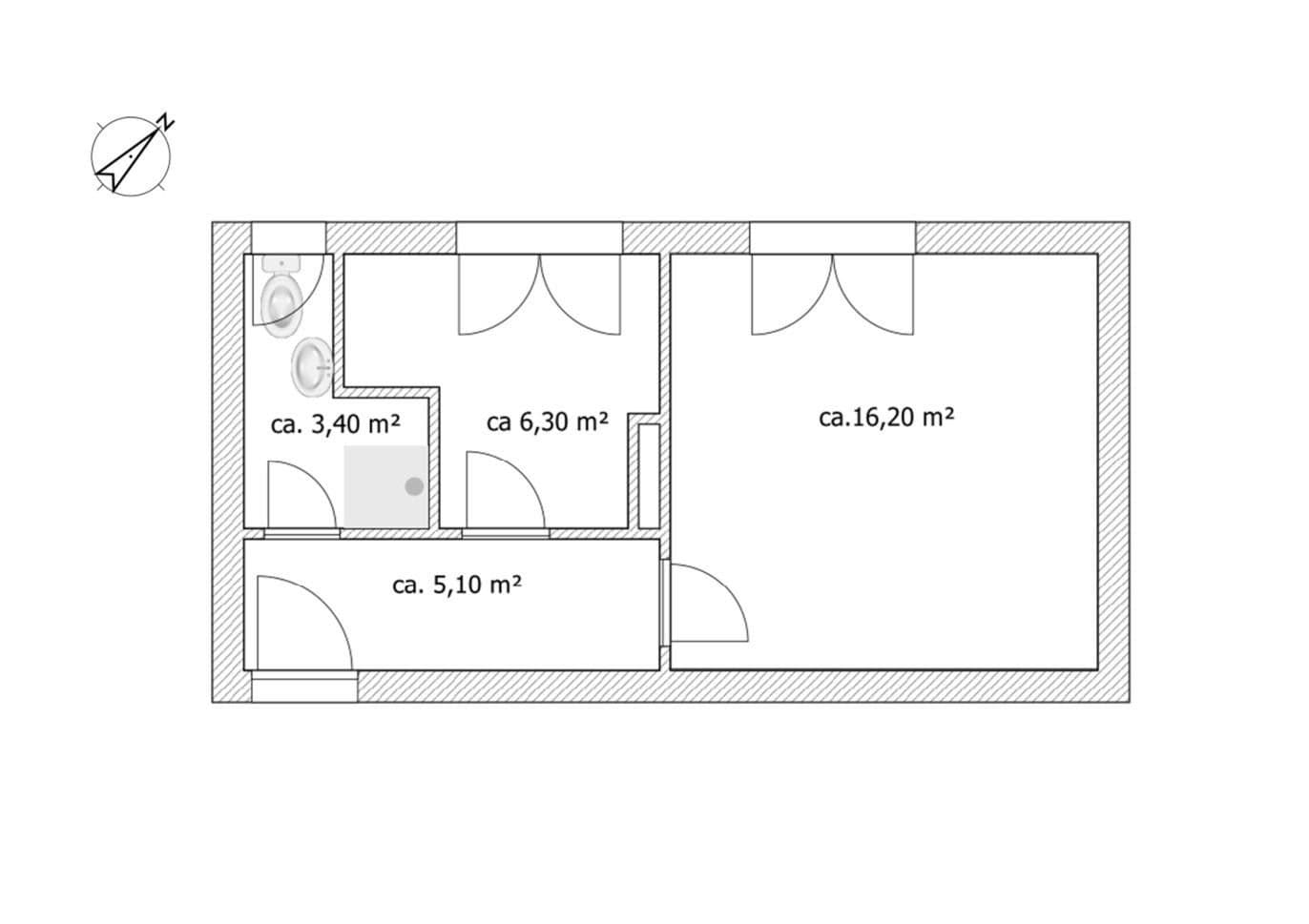 Prodej bytu 1+1 31 m², Cáchy, Severní Porýní-Vestfálsko Prodej bytu 1+1 31 m², Cáchy, Severní Porýní-Vestfálsko