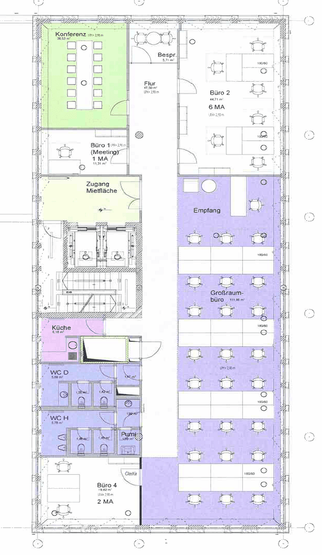 Pronájem kanceláře 402 m², Erika-Mann-Str. 53, München, Bavorsko Pronájem kanceláře 402 m², Erika-Mann-Str. 53, München, Bavorsko