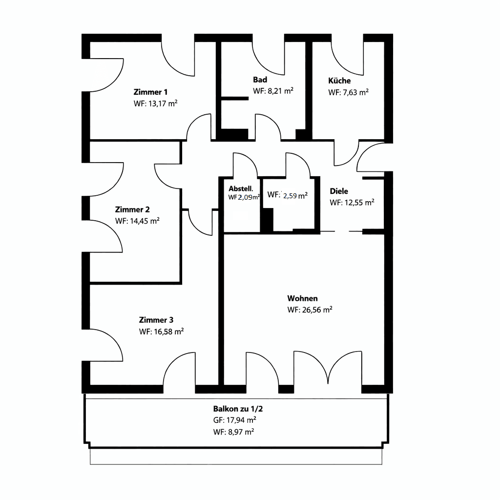 Pronájem bytu 4+1 113 m², München, Bavorsko Pronájem bytu 4+1 113 m², München, Bavorsko