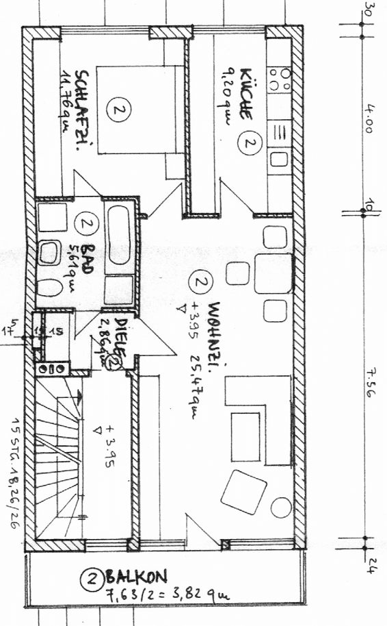 Prodej bytu 2+1 60 m², Margaretenstr., 46a, Krailling, Bavorsko Prodej bytu 2+1 60 m², Margaretenstr., 46a, Krailling, Bavorsko