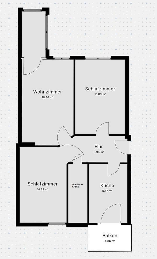 Pronájem bytu 3+1 78 m², Zwinglistr.6, Hannover, Dolní Sasko Pronájem bytu 3+1 78 m², Zwinglistr.6, Hannover, Dolní Sasko