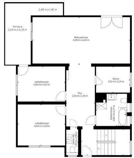 Pronájem bytu 3+1 90 m², Mülheim, Severní Porýní-Vestfálsko Pronájem bytu 3+1 90 m², Mülheim, Severní Porýní-Vestfálsko