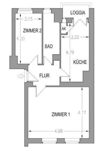 Pronájem bytu 2+1 49 m², Berlin, Berlín Pronájem bytu 2+1 49 m², Berlin, Berlín