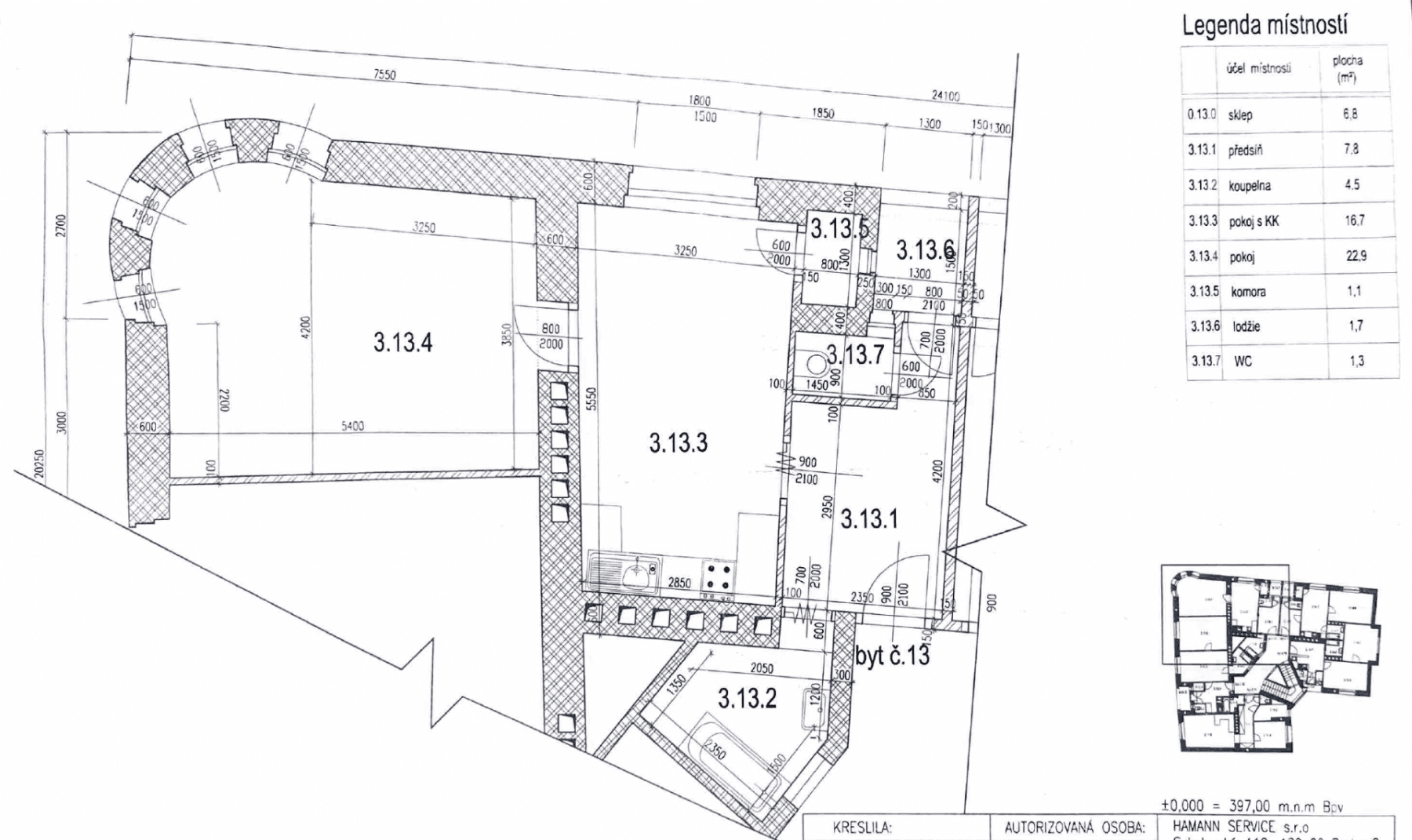 Prodej bytu 2+kk 56 m², Bednářská, Praha, Praha Prodej bytu 2+kk 56 m², Bednářská, Praha, Praha