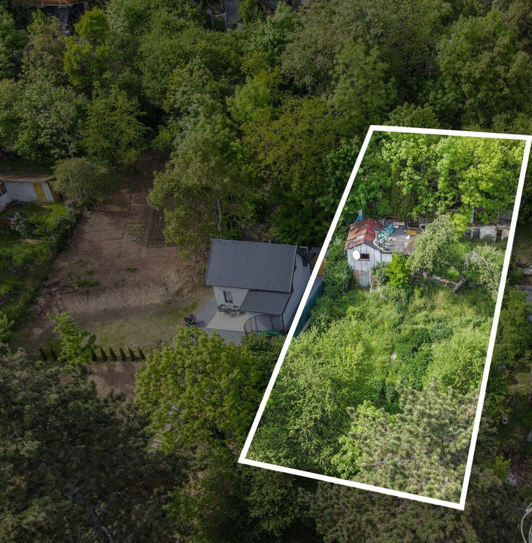 Prodej pozemku 652 m², Višňovka, Praha, Praha Prodej pozemku 652 m², Višňovka, Praha, Praha