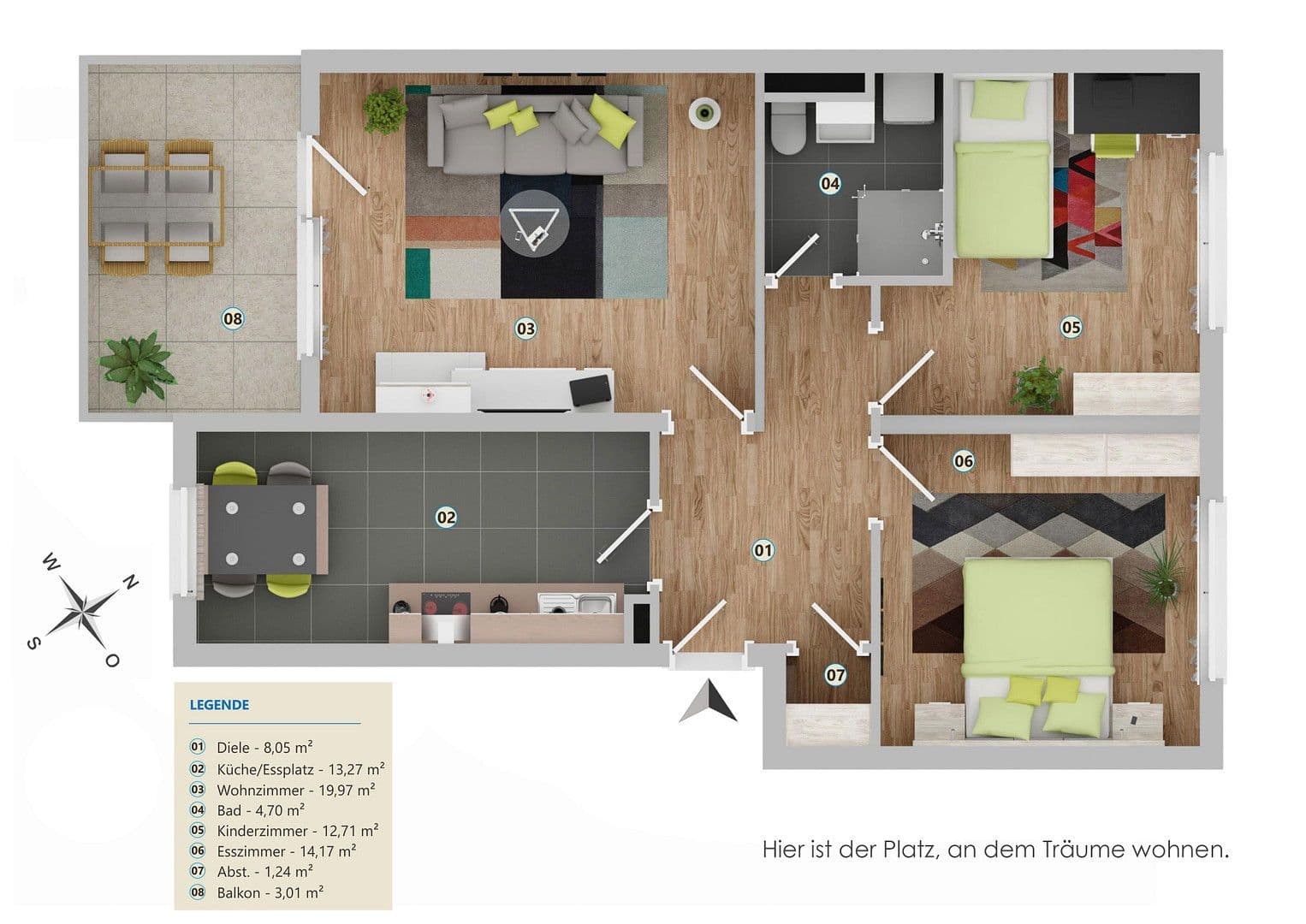 Prodej bytu 3+1 78 m², Marienstraße 9, Siegburg, Severní Porýní-Vestfálsko Prodej bytu 3+1 78 m², Marienstraße 9, Siegburg, Severní Porýní-Vestfálsko