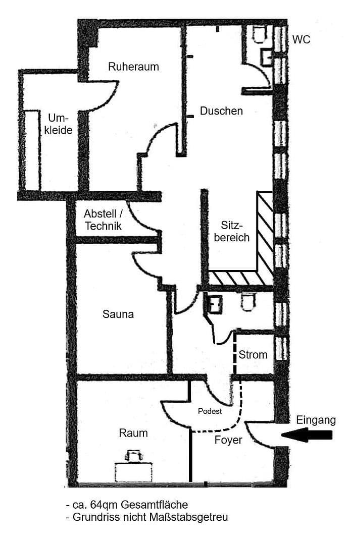 Pronájem kanceláře 64 m², Promenade 41, Fehrbellin, Braniborsko Pronájem kanceláře 64 m², Promenade 41, Fehrbellin, Braniborsko