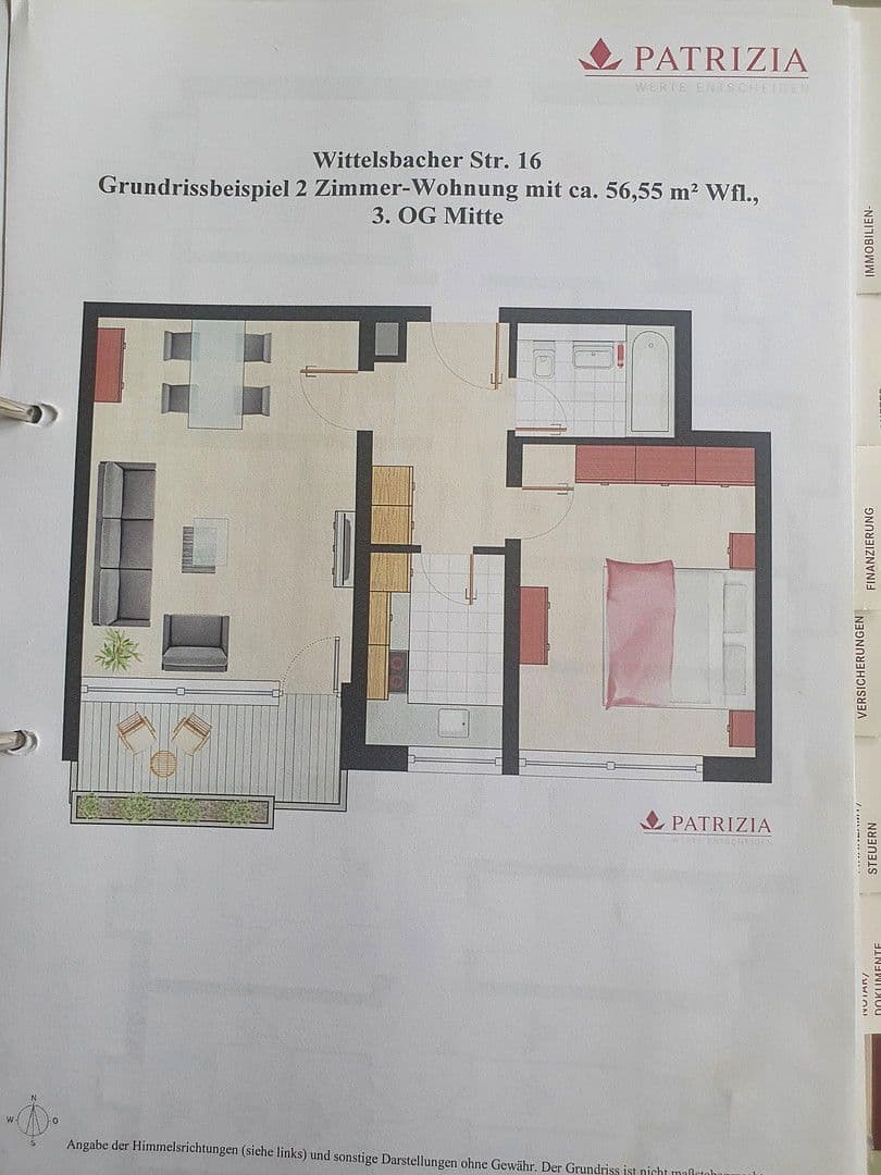 Prodej bytu 2+1 57 m², Germering, Bavorsko Prodej bytu 2+1 57 m², Germering, Bavorsko