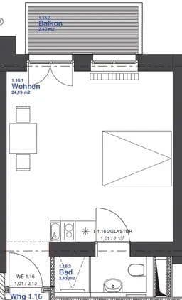 Pronájem bytu 1+1 32 m², Iranische Str. 3, Berlin, Berlín Pronájem bytu 1+1 32 m², Iranische Str. 3, Berlin, Berlín