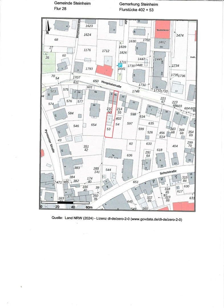 Prodej domu 91 m², pozemek 469 m², Hospitalstr. 8 A, Steinheim, Severní Porýní-Vestfálsko Prodej domu 91 m², pozemek 469 m², Hospitalstr. 8 A, Steinheim, Severní Porýní-Vestfálsko