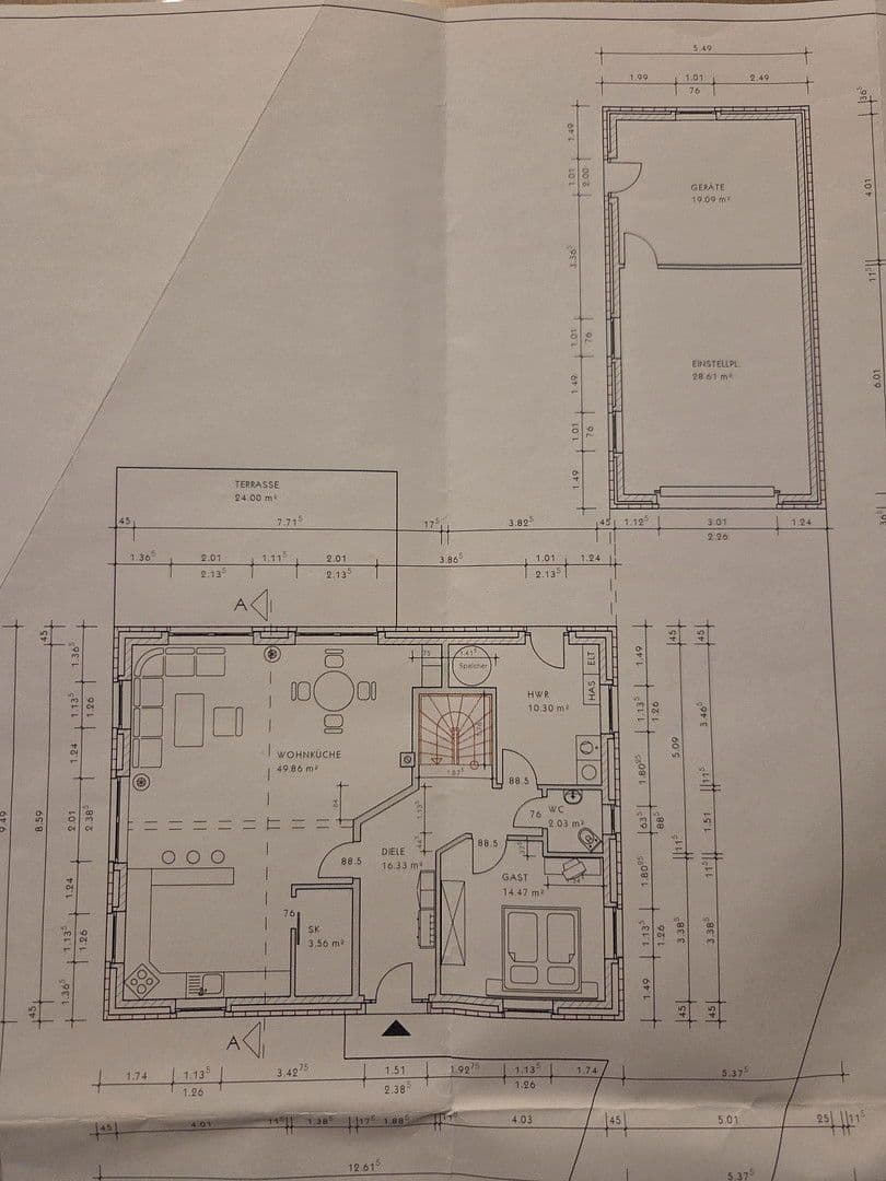 Prodej domu 156 m², pozemek 1.620 m², Großefehn, Dolní Sasko Prodej domu 156 m², pozemek 1.620 m², Großefehn, Dolní Sasko