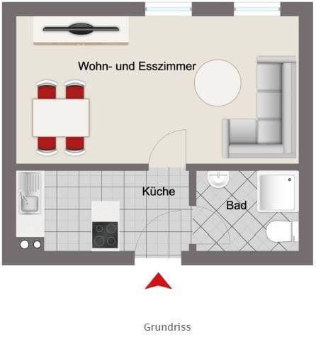 Pronájem bytu 1+1 30 m², Leyherstraße 10, Fürth, Bavorsko Pronájem bytu 1+1 30 m², Leyherstraße 10, Fürth, Bavorsko