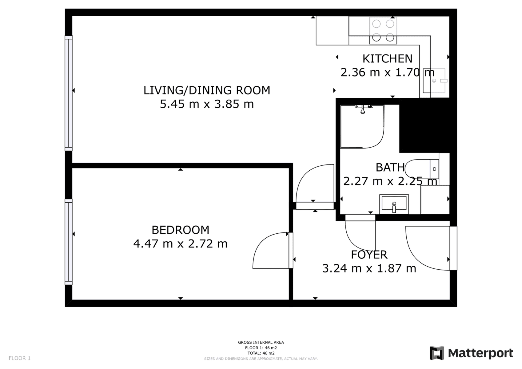 Pronájem bytu 2+kk 44 m², Janského, Praha, Praha Pronájem bytu 2+kk 44 m², Janského, Praha, Praha