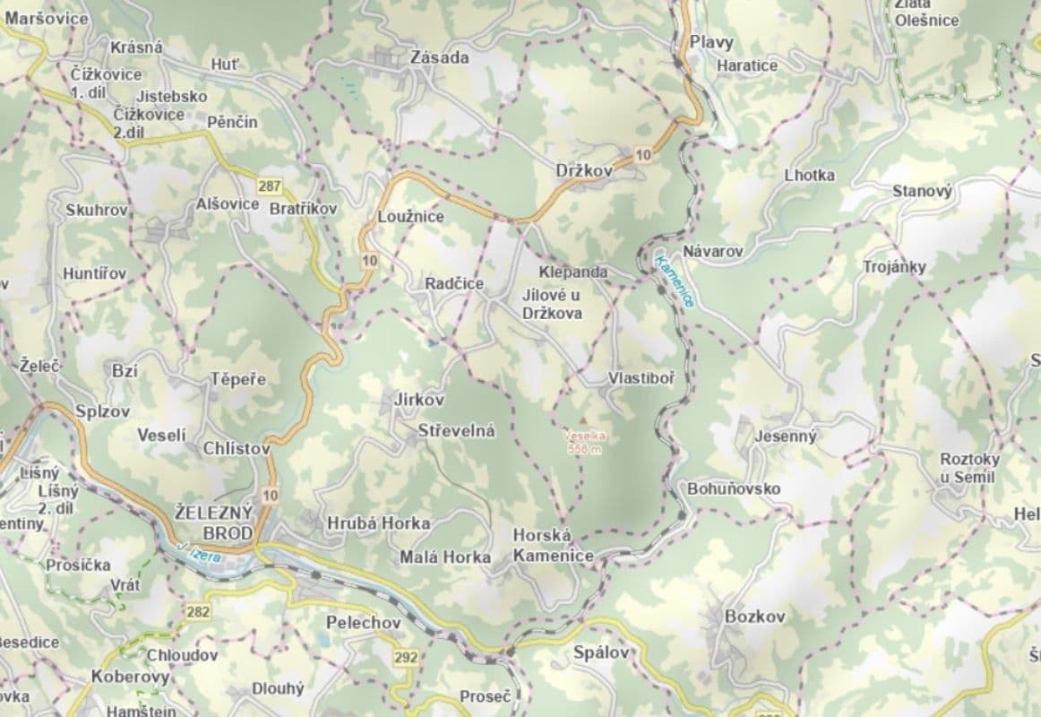 Prodej pozemku 2.622 m², Železný Brod, Liberecký kraj Prodej pozemku 2.622 m², Železný Brod, Liberecký kraj