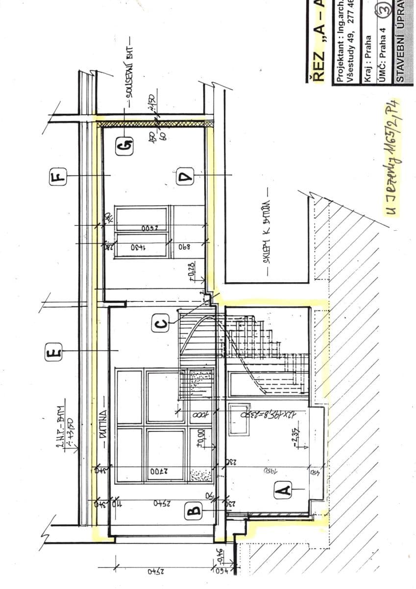 Pronájem nebytového prostoru 141 m², U Jezerky, Praha, Praha Pronájem nebytového prostoru 141 m², U Jezerky, Praha, Praha