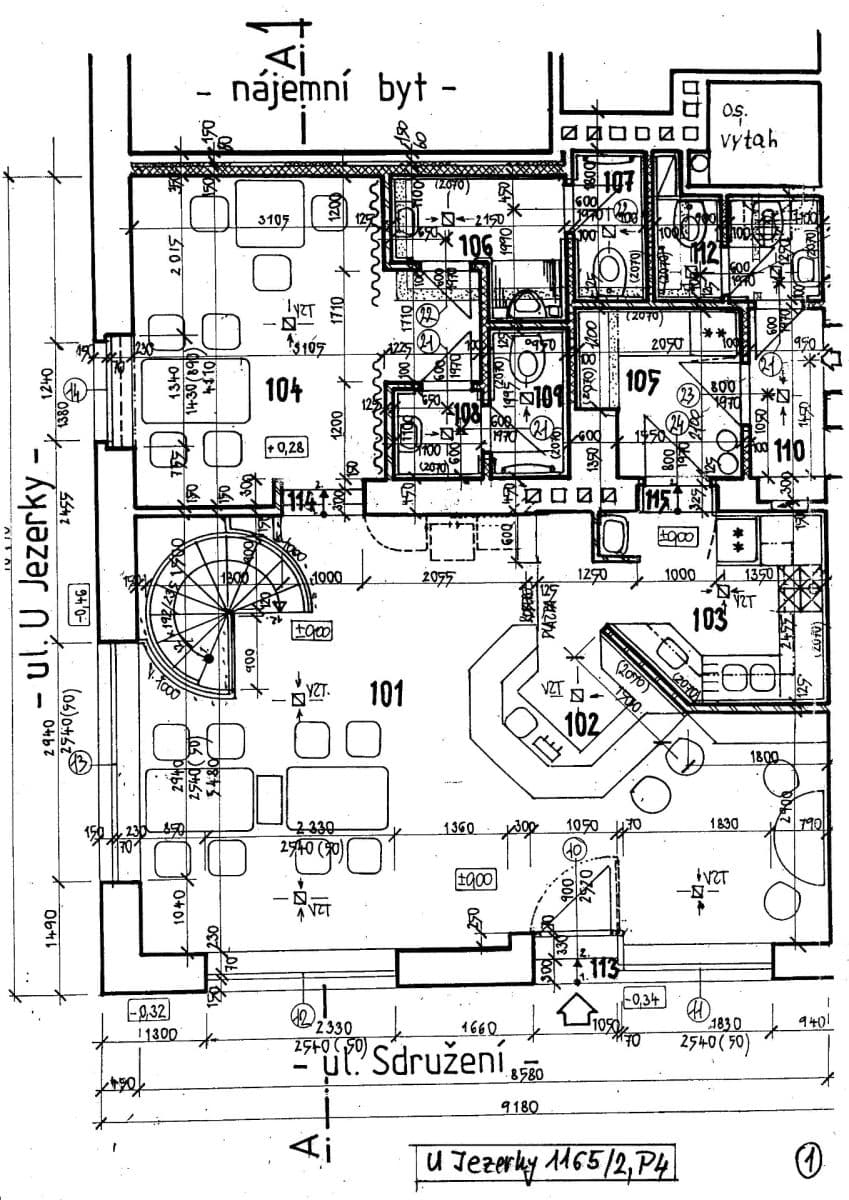 Pronájem nebytového prostoru 141 m², U Jezerky, Praha, Praha Pronájem nebytového prostoru 141 m², U Jezerky, Praha, Praha