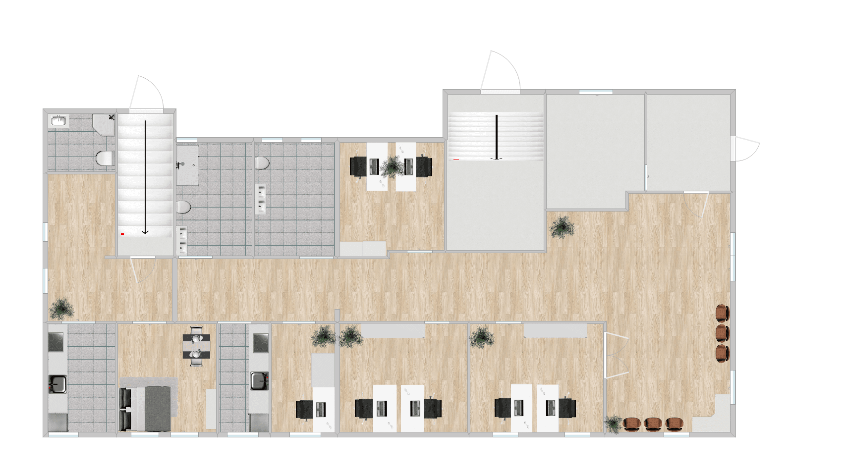 Pronájem kanceláře 168 m², Beethovenstraße 28, Plauen, Sasko Pronájem kanceláře 168 m², Beethovenstraße 28, Plauen, Sasko