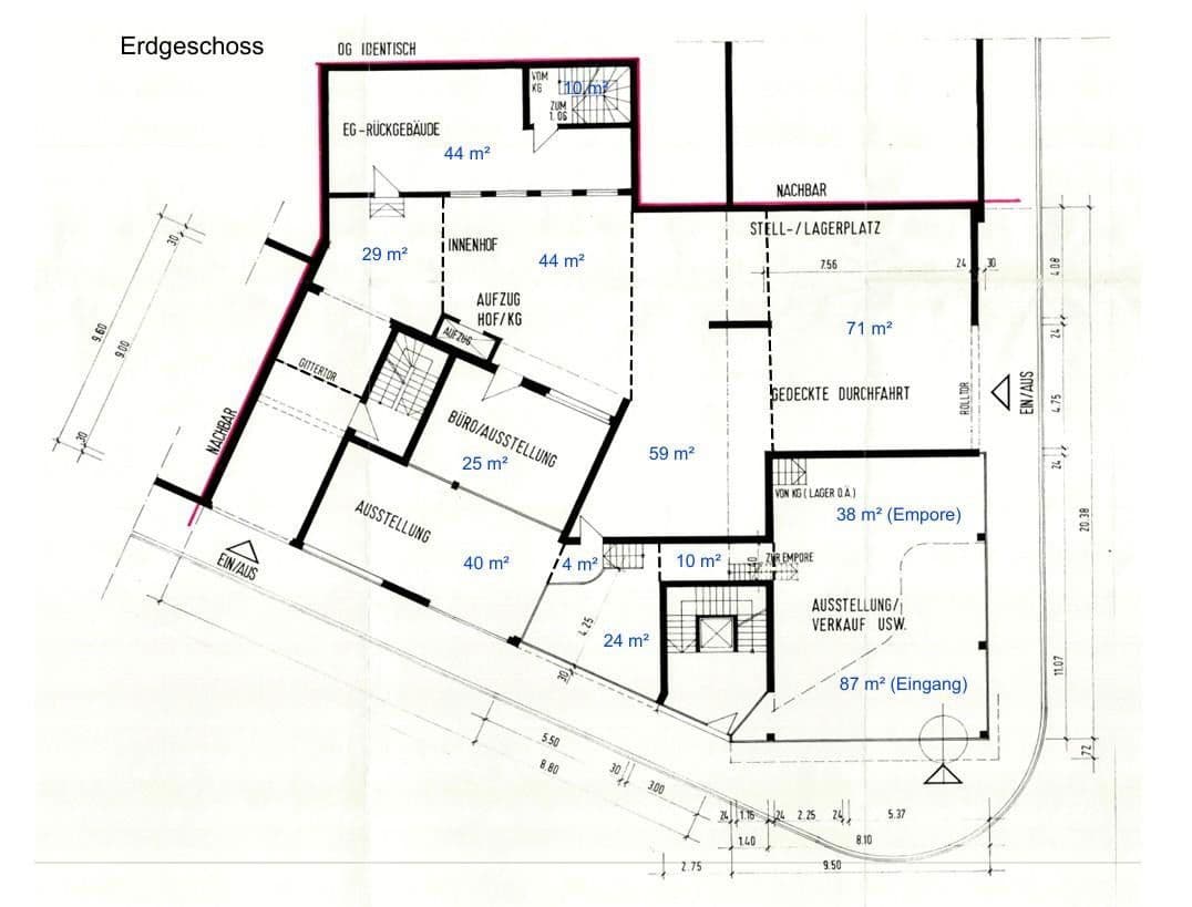 Pronájem nebytového prostoru 836 m², Durlacherstraße 70 & 72, Pforzheim, Bádensko-Württembersko Pronájem nebytového prostoru 836 m², Durlacherstraße 70 & 72, Pforzheim, Bádensko-Württembersko