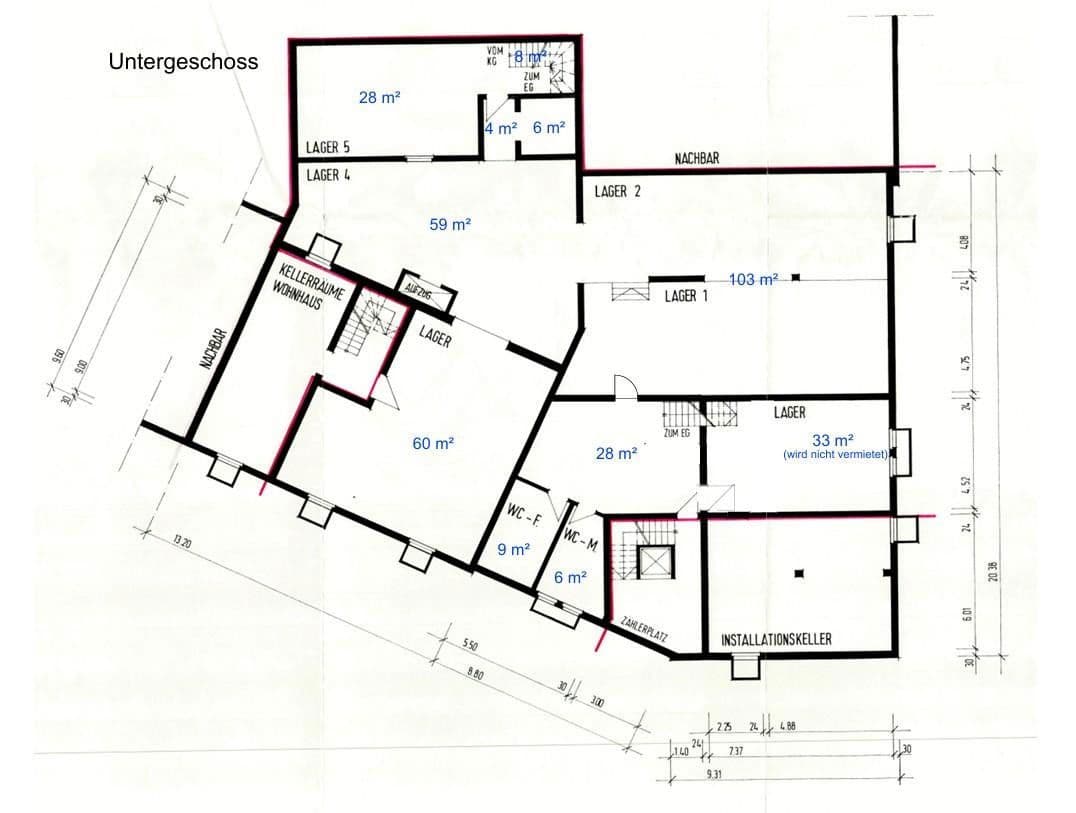 Pronájem nebytového prostoru 836 m², Durlacherstraße 70 & 72, Pforzheim, Bádensko-Württembersko Pronájem nebytového prostoru 836 m², Durlacherstraße 70 & 72, Pforzheim, Bádensko-Württembersko