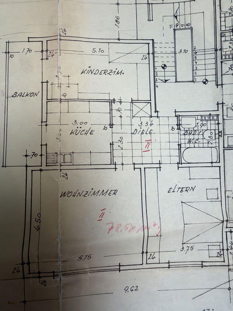 Pronájem bytu 3+kk 79 m², Handwerksweg 14, Bochum, Severní Porýní-Vestfálsko Pronájem bytu 3+kk 79 m², Handwerksweg 14, Bochum, Severní Porýní-Vestfálsko