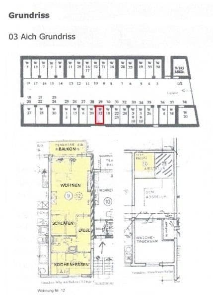Prodej bytu 1+1 46 m², Schlaitdorfer Weg, Aichtal, Bádensko-Württembersko Prodej bytu 1+1 46 m², Schlaitdorfer Weg, Aichtal, Bádensko-Württembersko