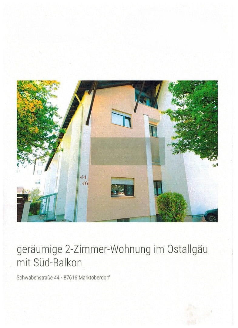 Prodej bytu 2+1 65 m², Schwabenstraße 44, Marktoberdorf, Bavorsko Prodej bytu 2+1 65 m², Schwabenstraße 44, Marktoberdorf, Bavorsko