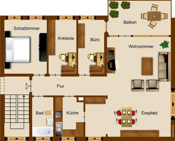 Pronájem bytu 4+1 106 m², Kuhstr. 11b, Wachtberg, Severní Porýní-Vestfálsko Pronájem bytu 4+1 106 m², Kuhstr. 11b, Wachtberg, Severní Porýní-Vestfálsko