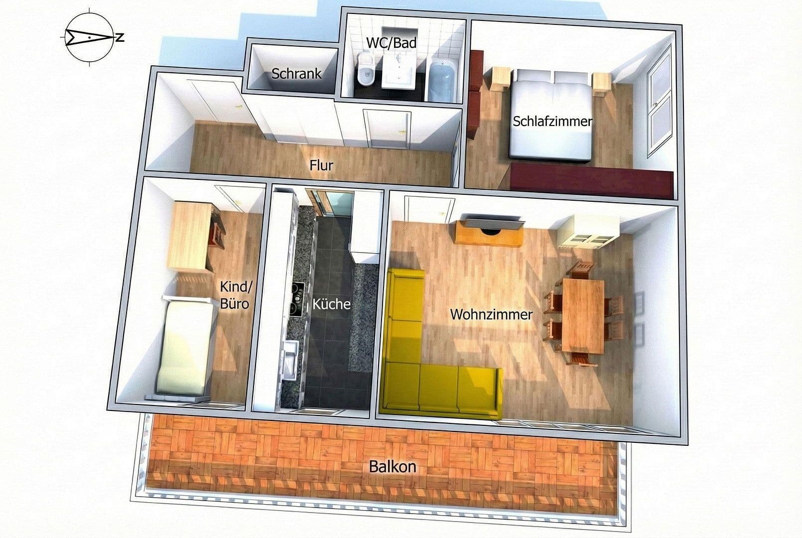 Prodej bytu 3+1 73 m², München, Bavorsko Prodej bytu 3+1 73 m², München, Bavorsko