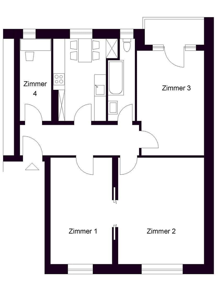 Prodej bytu 3+kk 92 m², Fuhlsbüttler Straße 551, Hamburg, Hamburg Prodej bytu 3+kk 92 m², Fuhlsbüttler Straße 551, Hamburg, Hamburg