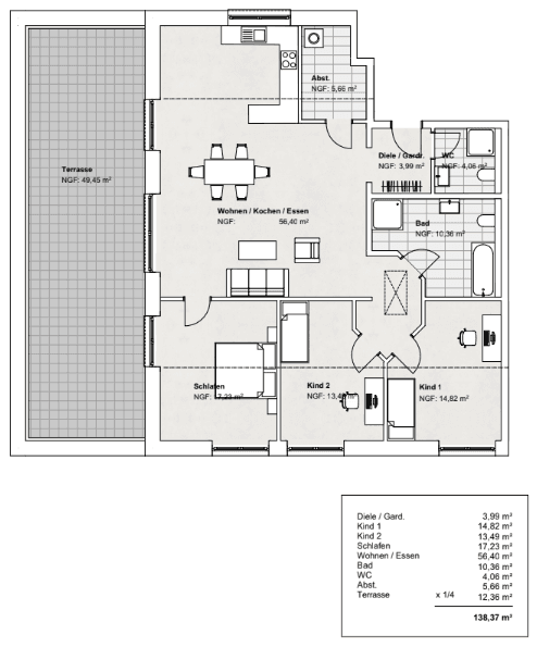 Pronájem bytu 4+1 138 m², Am Brüggeberge 14, Wolfenbüttel, Dolní Sasko Pronájem bytu 4+1 138 m², Am Brüggeberge 14, Wolfenbüttel, Dolní Sasko