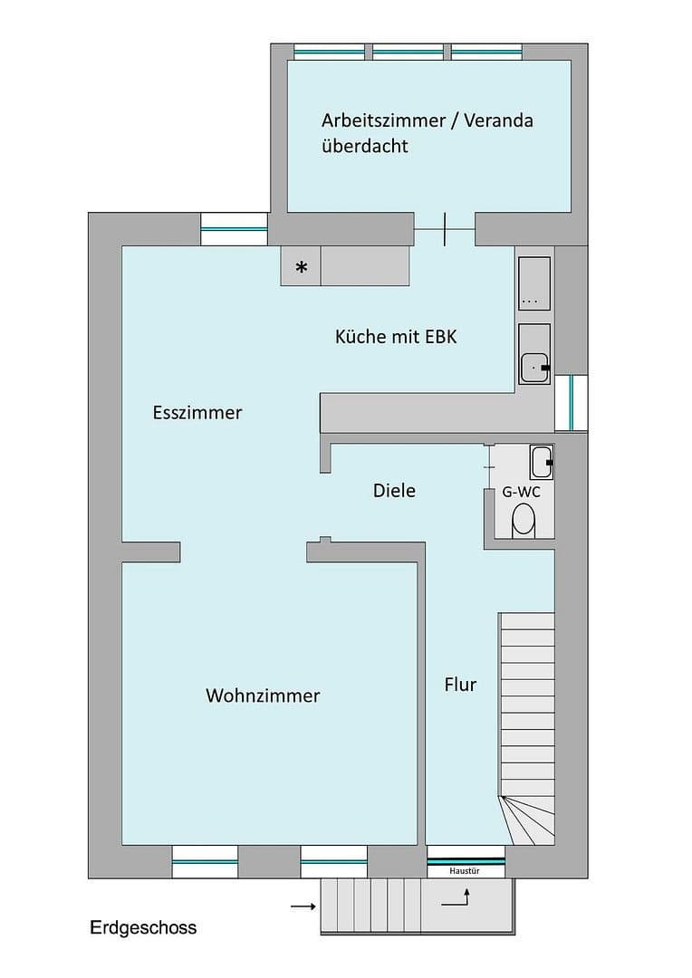 Prodej domu 125 m², pozemek 422 m², Großrosseln, Země Sársko Prodej domu 125 m², pozemek 422 m², Großrosseln, Země Sársko