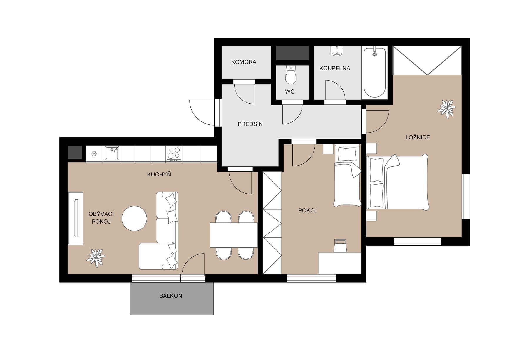 Prodej bytu 3+kk 80 m², U Vodojemu, Brandýs nad Labem-Stará Boleslav, Středočeský kraj Prodej bytu 3+kk 80 m², U Vodojemu, Brandýs nad Labem-Stará Boleslav, Středočeský kraj