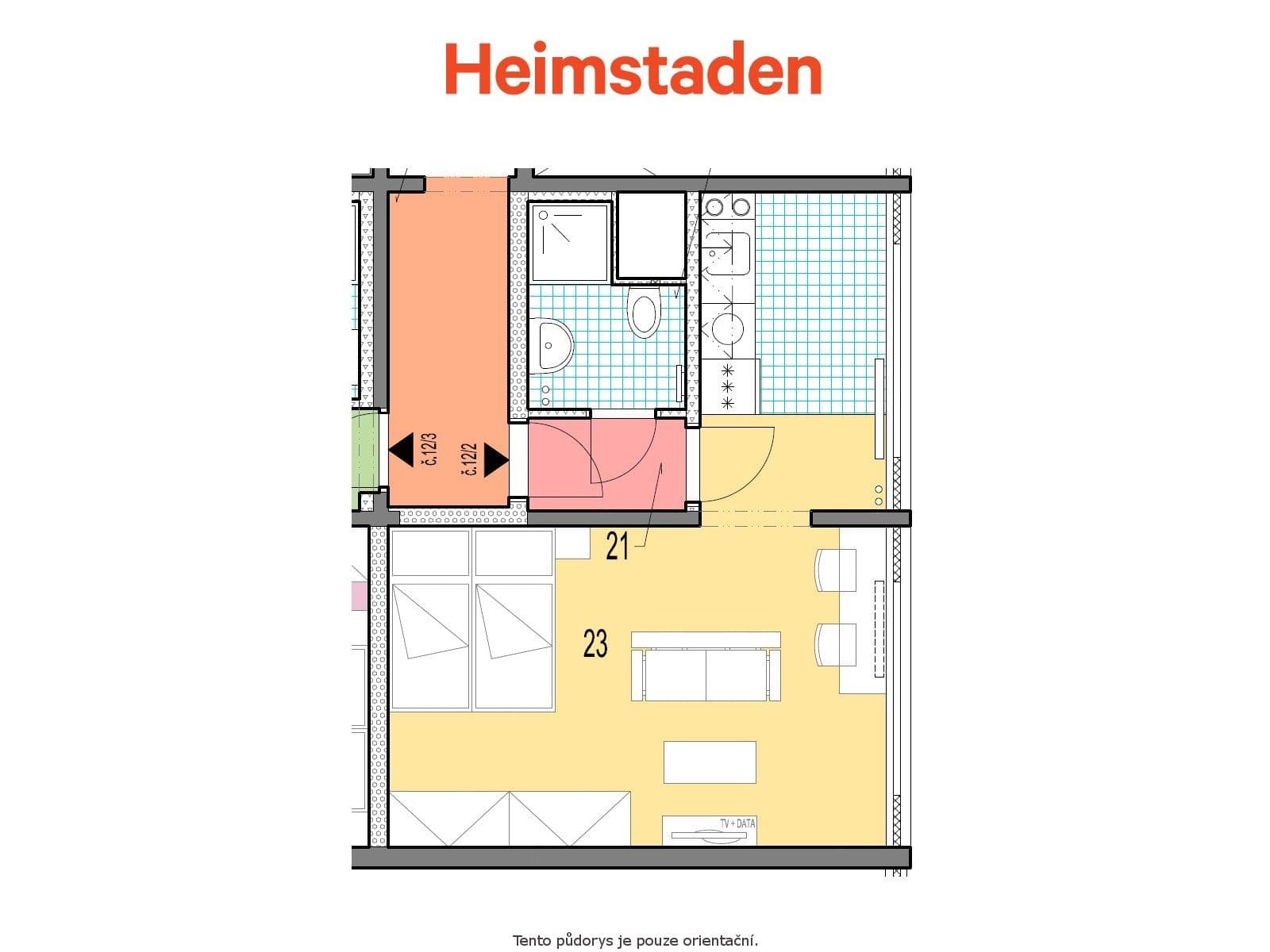 Pronájem bytu 1+kk 35 m², Slovenská, Karviná, Moravskoslezský kraj Pronájem bytu 1+kk 35 m², Slovenská, Karviná, Moravskoslezský kraj