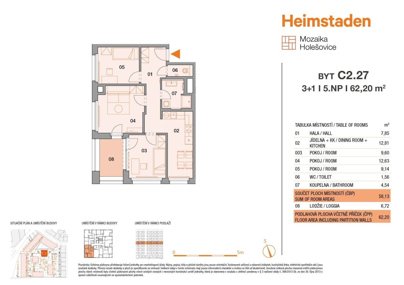 Pronájem bytu 3+1 61 m², U Pergamenky, Praha, Praha Pronájem bytu 3+1 61 m², U Pergamenky, Praha, Praha