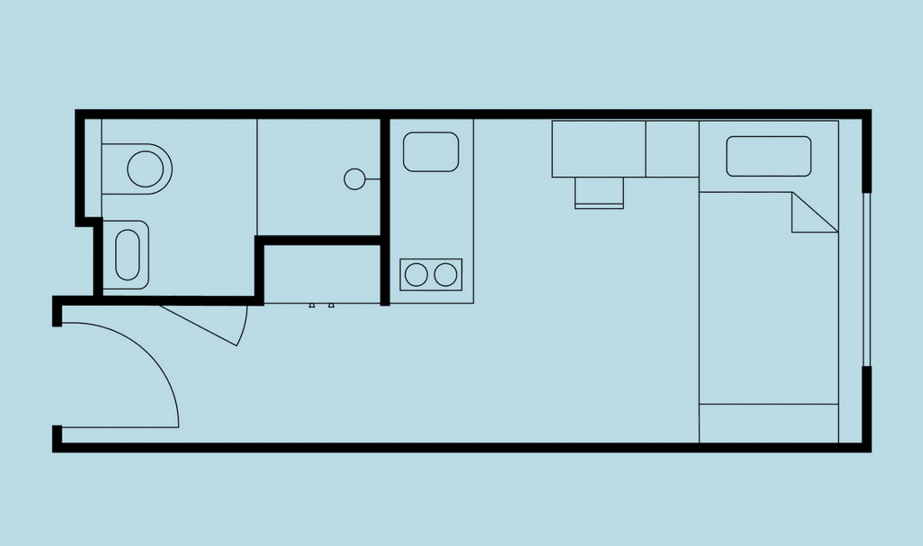 Pronájem bytu 1+kk 15 m², Na Zátorách, Praha, Praha Pronájem bytu 1+kk 15 m², Na Zátorách, Praha, Praha