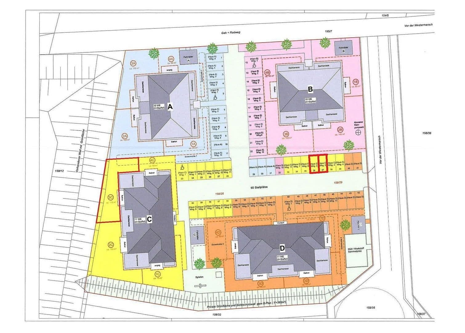 Prodej bytu 3+1 86 m², Kurzer Weg 14, Bardowick, Dolní Sasko Prodej bytu 3+1 86 m², Kurzer Weg 14, Bardowick, Dolní Sasko