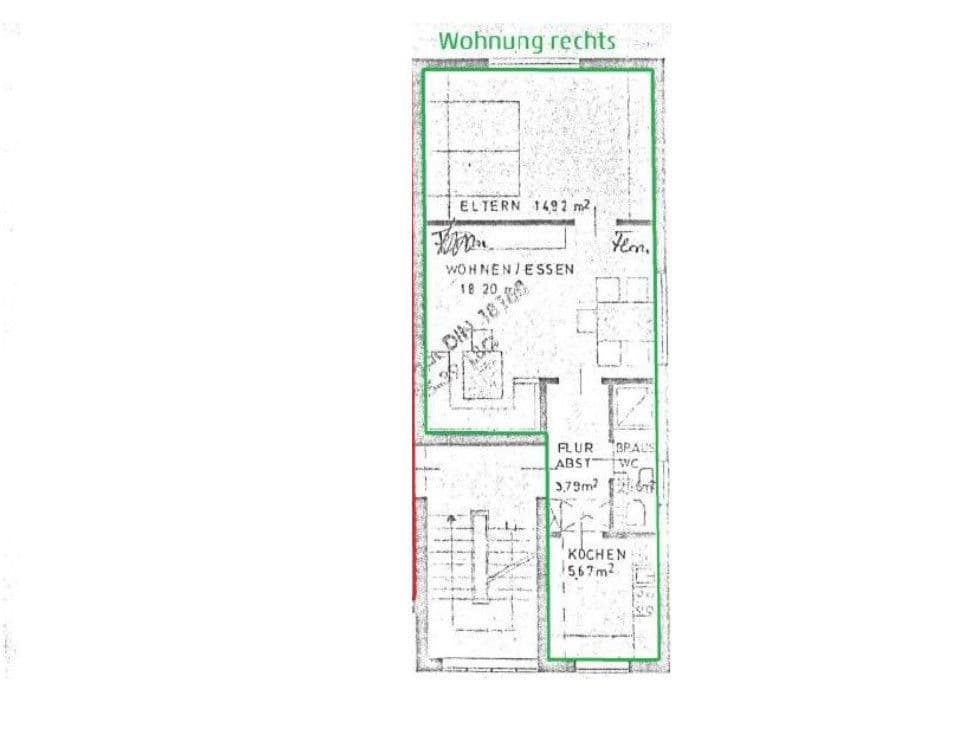 Pronájem bytu 2+1 45 m², Steinwenden, Porýní-Falc Pronájem bytu 2+1 45 m², Steinwenden, Porýní-Falc