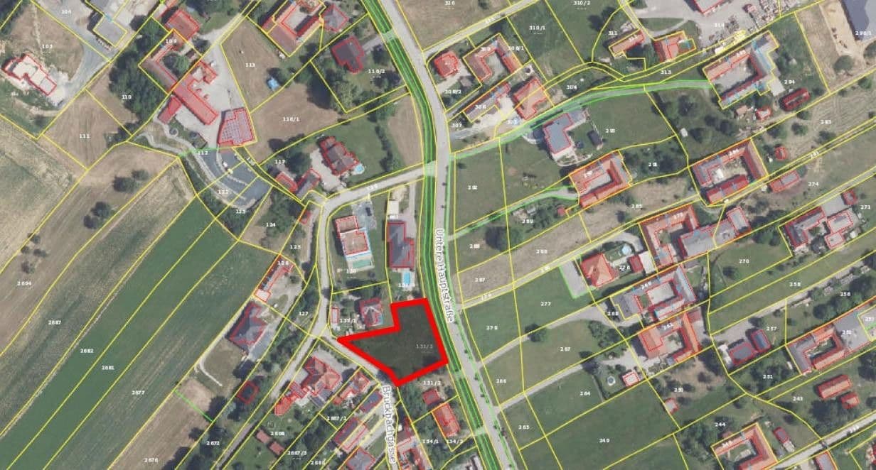 Prodej pozemku 1.540 m², Wiesfleck, Hradsko Prodej pozemku 1.540 m², Wiesfleck, Hradsko