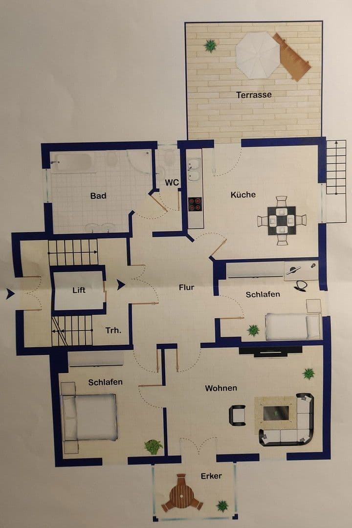 Pronájem bytu 3+kk 109 m², Wiesbaden, Hessen Pronájem bytu 3+kk 109 m², Wiesbaden, Hessen