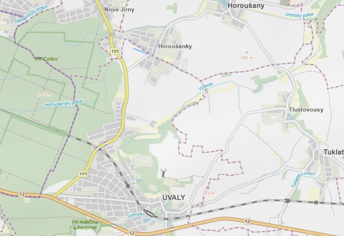 Prodej pozemku 5.835 m², Úvaly, Středočeský kraj Prodej pozemku 5.835 m², Úvaly, Středočeský kraj