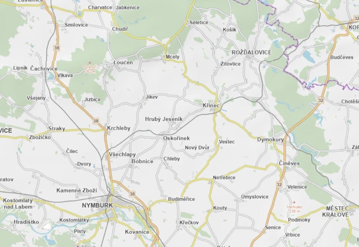 Prodej pozemku 3.940 m², Křinec, Středočeský kraj Prodej pozemku 3.940 m², Křinec, Středočeský kraj