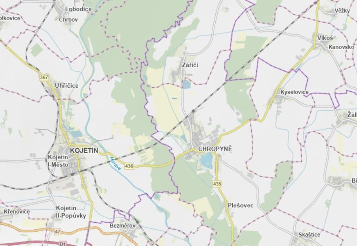 Prodej pozemku 1.812 m², Chropyně, Zlínský kraj Prodej pozemku 1.812 m², Chropyně, Zlínský kraj