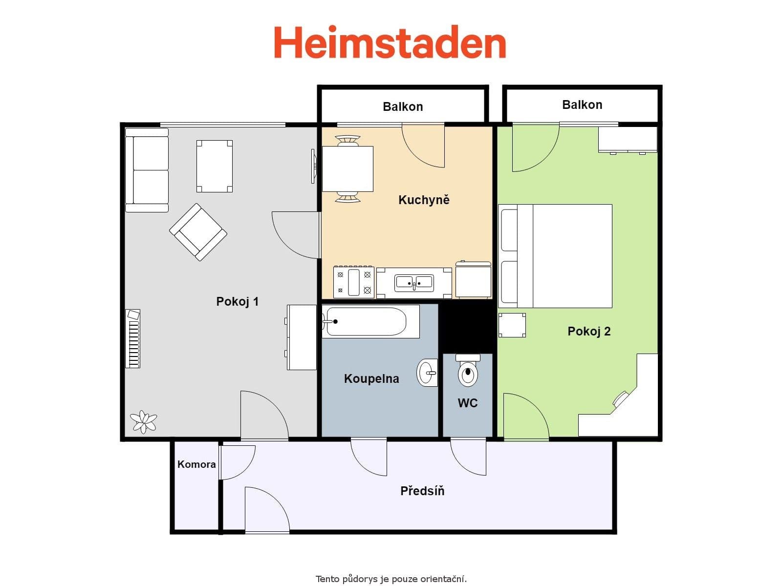 Pronájem bytu 2+1 55 m², Kosmonautů, Havířov, Moravskoslezský kraj Pronájem bytu 2+1 55 m², Kosmonautů, Havířov, Moravskoslezský kraj