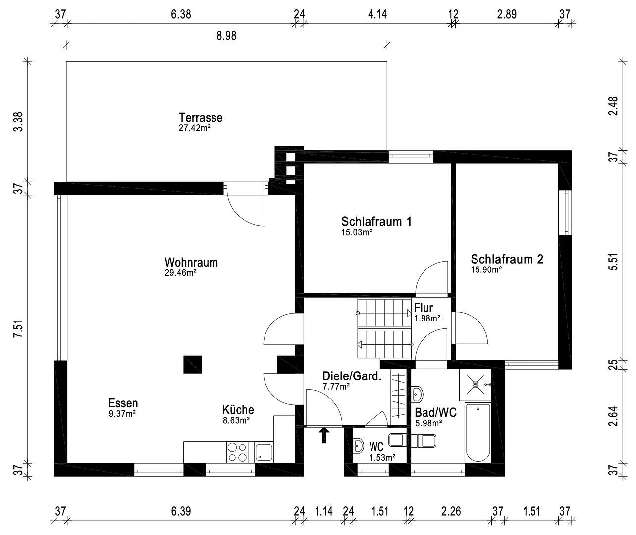 Prodej domu 149 m², pozemek 410 m², Hamburg, Hamburg Prodej domu 149 m², pozemek 410 m², Hamburg, Hamburg