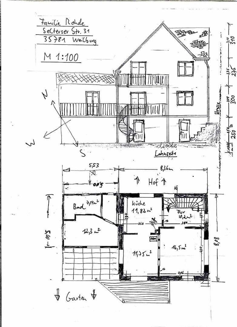 Prodej domu 138 m², pozemek 2.316 m², Weilburg, Hessen Prodej domu 138 m², pozemek 2.316 m², Weilburg, Hessen